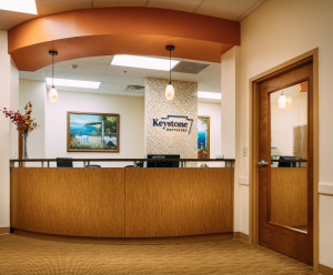 Reception Area of Keystone Dentistry